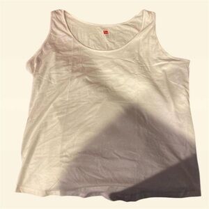 Hanes White Tank Top
